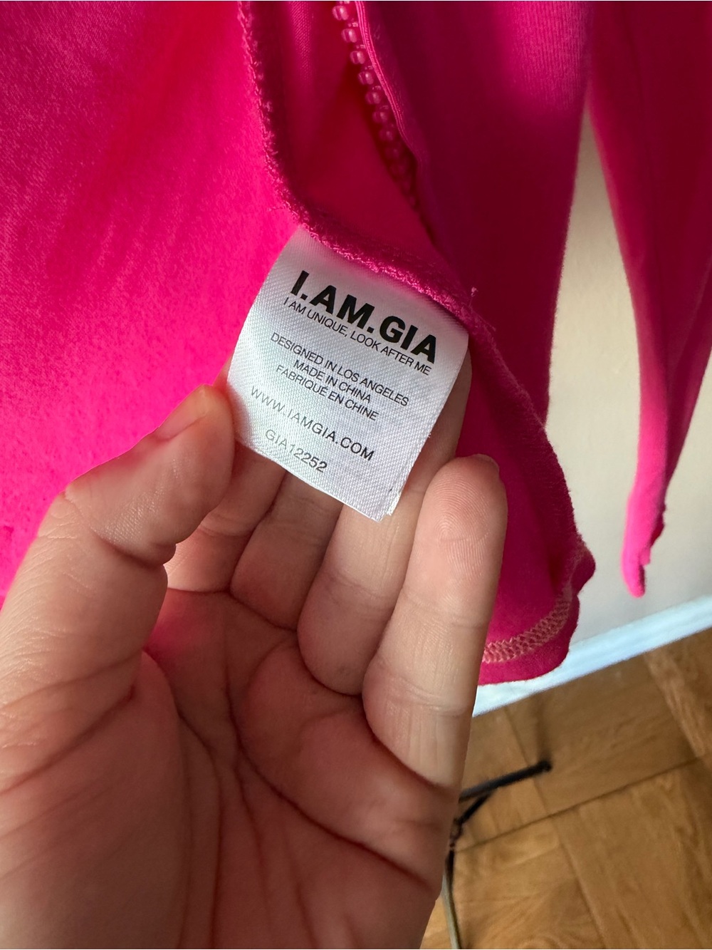 I.AM.GIA Blare Hoodie in Hot Pink Size XS - Picture 6 of 12